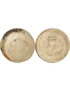 Louis XV Au Buste Habillé 1 ecu Argent 1735 S Troyes