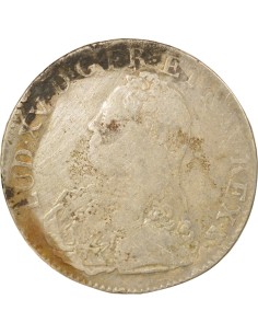 Louis XV Au Buste Habillé 1 ecu Argent 1735 S Troyes 2