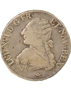 Louis XVI Au Buste Habillé 1 ecu Argent 1786 M Toulouse 2