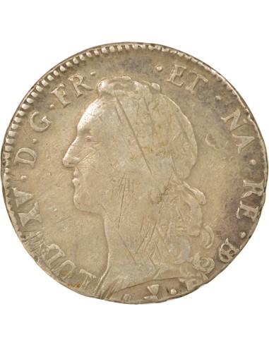 Louis XV Au Bandeau 1 ecu Argent 1769 Pau