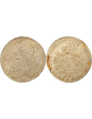 Louis XVI Au Buste Habillé 1 ecu Argent 1785 I Limoges