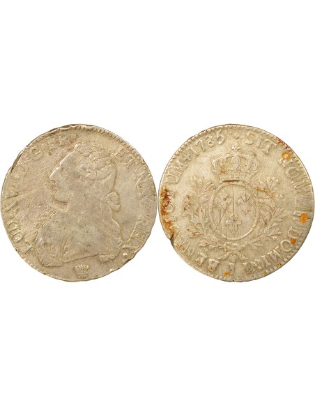 Louis XVI Au Buste Habillé 1 ecu Argent 1785 I Limoges