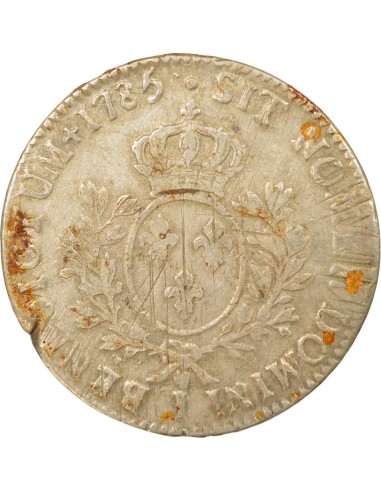 Louis XVI Au Buste Habillé 1 ecu Argent 1785 I Limoges
