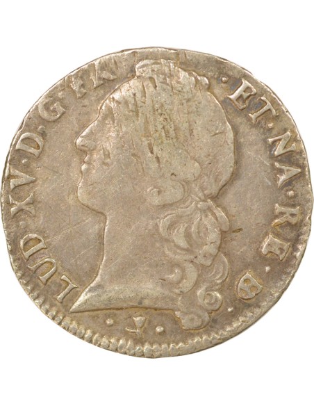 Louis XV Au Bandeau 1 ecu Argent 1765 Pau