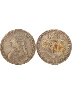 Louis XVI Au Buste Habillé 1 ecu Argent 1784 I Limoges
