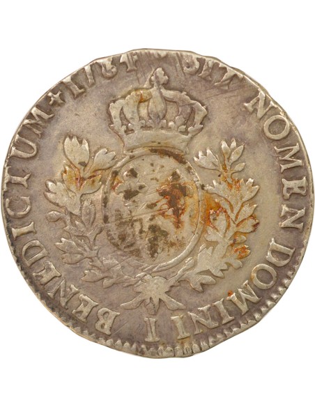 Louis XVI Au Buste Habillé 1 ecu Argent 1784 I Limoges