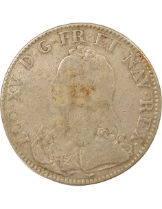 Louis XV Au Buste Habillé 1 ecu Argent 1726 A - Paris 2