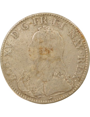 Louis XV Au Buste Habillé 1 ecu Argent 1726 A - Paris
