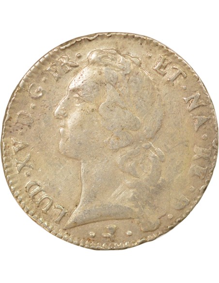 Louis XV Au Bandeau 1 ecu Argent 1766 Pau