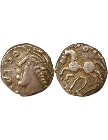 Gaule (Séquanes) Togirix 1 denier Argent 57-50 Av JC