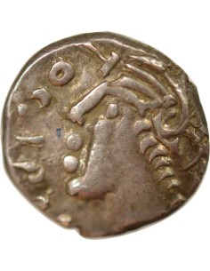 Gaule (Séquanes) Togirix 1 denier Argent 57-50 Av JC 2