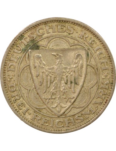 Allemagne Bremerhaven 3 mark Billon 1927 A Berlin