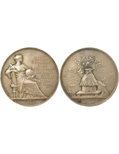 Caisse d'Epargne et de Prévoyance de Paris jeton Argent 1894