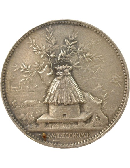 Caisse d'Epargne et de Prévoyance de Paris jeton Argent 1894