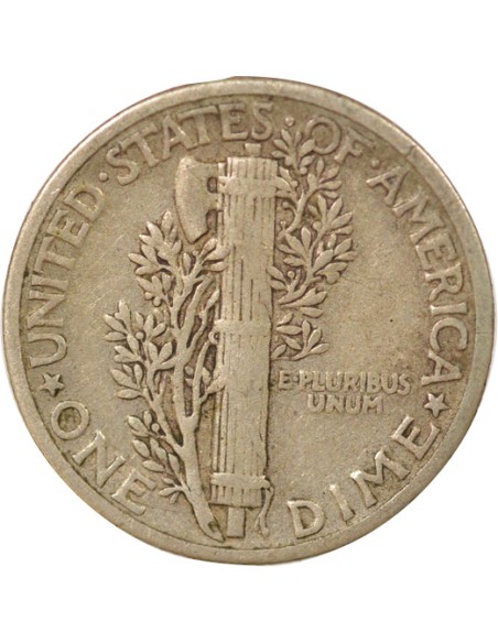 USA Mercury 10 cents Argent 1940 Philadelphie