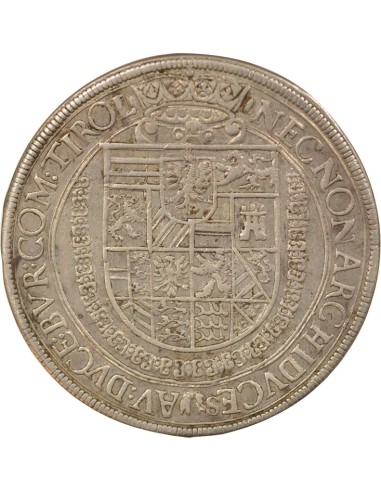 Autriche Rodolphe II 1 thaler Argent 1610 Hall