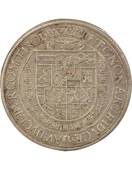Autriche Rodolphe II 1 thaler Argent 1610 Hall
