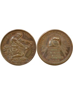 IIe République 1 jeton Cuivre 1848