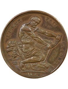 IIe République 1 jeton Cuivre 1848 2