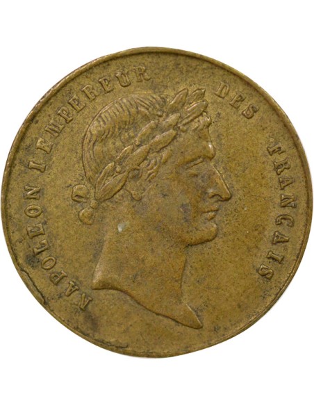 Roi d'Italie 1 jeton Laiton XIXe Siècle