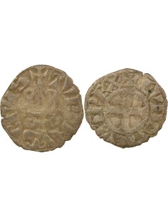 Louis IX dit Saint-Louis 1 denier tournois Billon 1240-1270