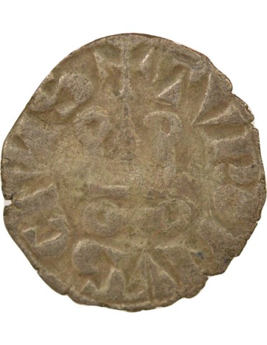 Louis IX dit Saint-Louis 1 denier tournois Billon 1240-1270