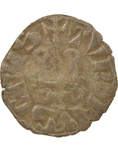 Louis IX dit Saint-Louis 1 denier tournois Billon 1240-1270