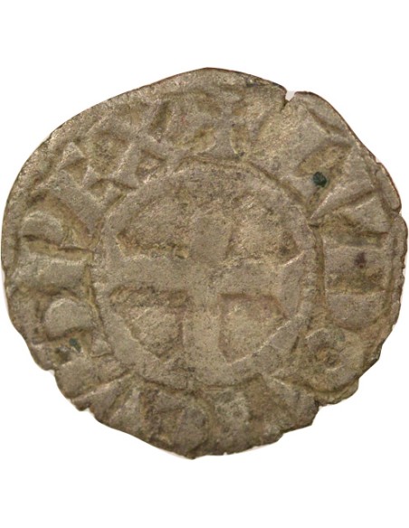 Louis IX dit Saint-Louis 1 denier tournois Billon 1240-1270