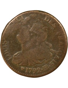 Louis XVI Au Faisceau 2 sols Cuivre 1792 BB Strasbourg 2