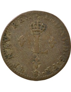 Louis XV Aux Deux L Couronnés 2 sols Billon 1758 A - Paris 2