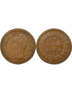 Grand Module 1 décime Cuivre An 7 (1798-1799) A - Paris