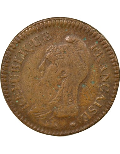 Grand Module 1 décime Cuivre An 7 (1798-1799) A - Paris
