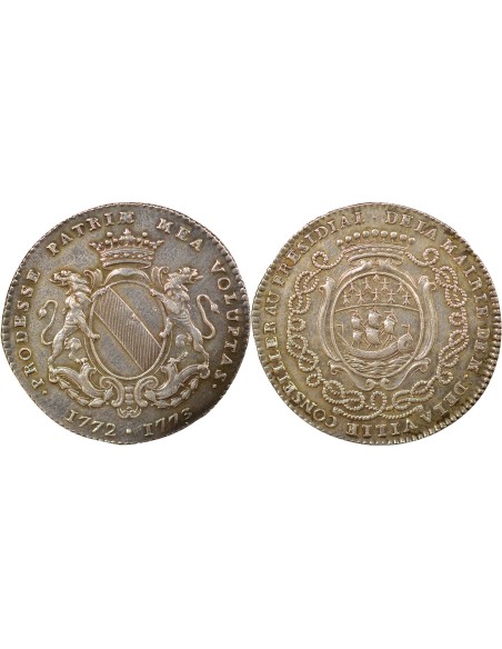 Pierre de la Ville de Chambardet Maire de Nantes 1 jeton Argent 1773