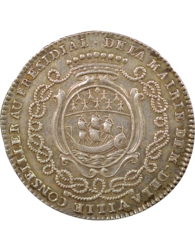 Pierre de la Ville de Chambardet Maire de Nantes 1 jeton Argent 1773
