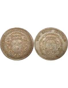 François Moricaud Maire de Nantes 1 jeton Argent 1739