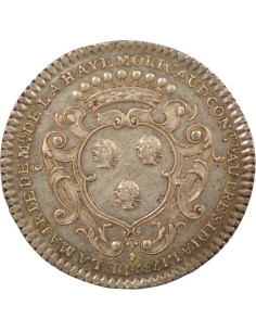 François Moricaud Maire de Nantes 1 jeton Argent 1739 2