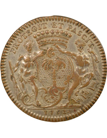 Mathurin Bellabre Maire de Nantes 1 jeton Argent 1752
