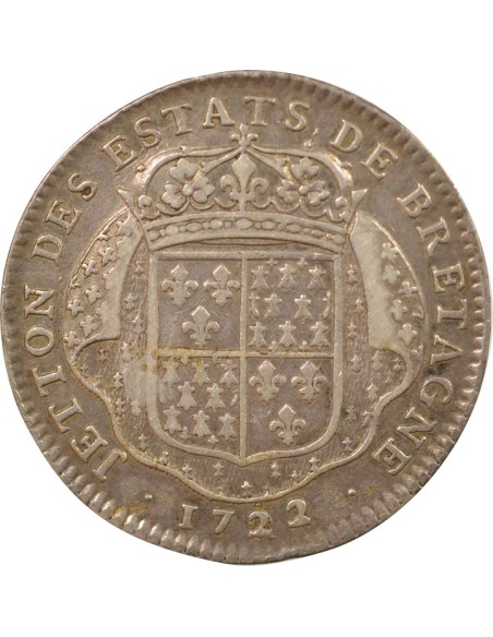 Louis XV Etats de Bretagne Argent 1722