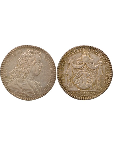 Louis XV Etats de Bretagne Argent 1730