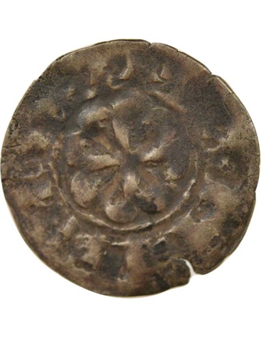 Duché de Bretagne 1 denier Billon 1186-1206 9 Rennes