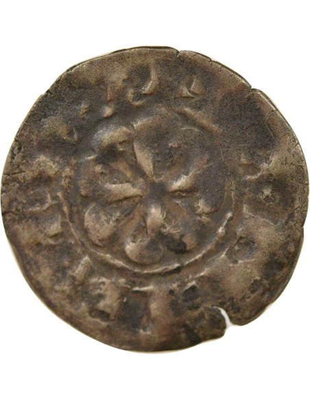 Duché de Bretagne 1 denier Billon 1186-1206 9 Rennes
