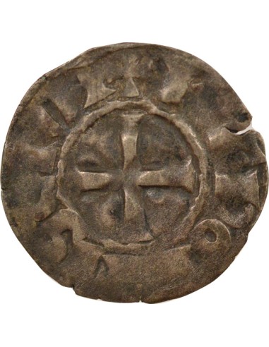 Duché de Bretagne 1 denier Billon 1186-1206 9 Rennes