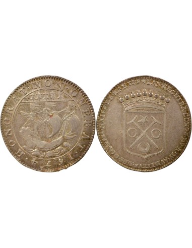 Jean Régnier Maire de Nantes 1 jeton Argent 1674 T Nantes