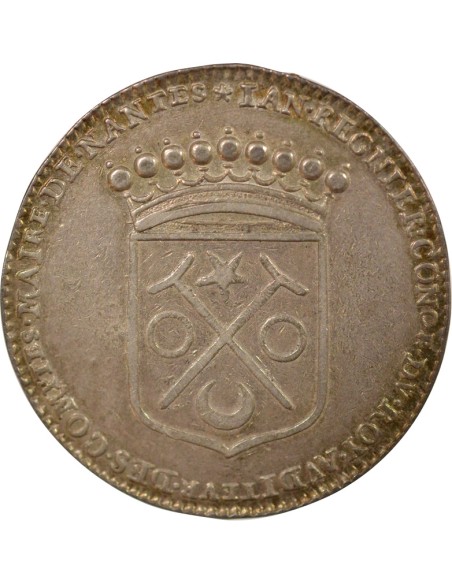 Jean Régnier Maire de Nantes 1 jeton Argent 1674 T Nantes