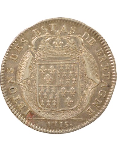 Louis XIV Etats de Bretagne Argent 1715