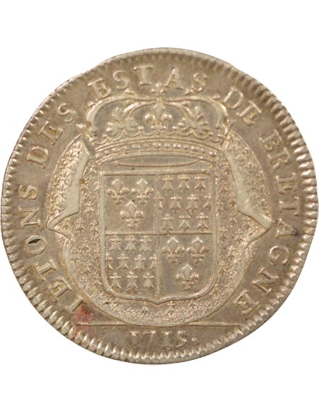 Louis XIV Etats de Bretagne Argent 1715