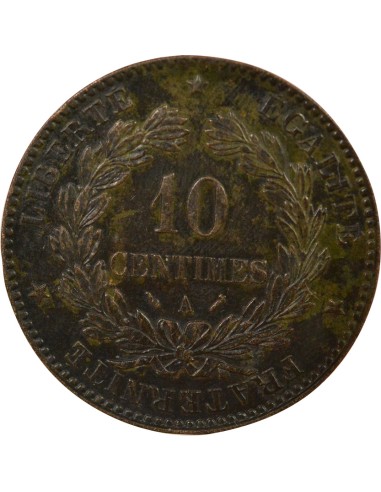 IIIe République 10 centimes Bronze 1890 A - Paris