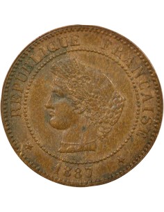 Céres - Demeter Cérès 5 centimes Bronze 1887 A - Paris 2