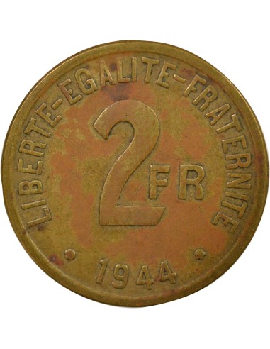 France Libre 2 francs Bronze-Alu 1944 Philadelphie