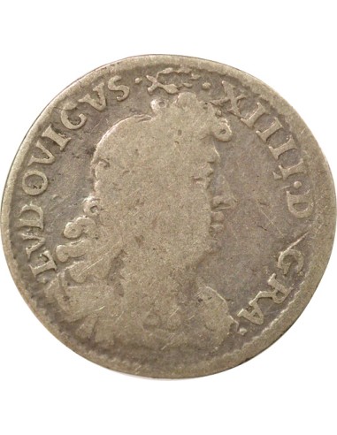 Louis XIV Des Traitants 4 sols Argent 1676 A - Paris